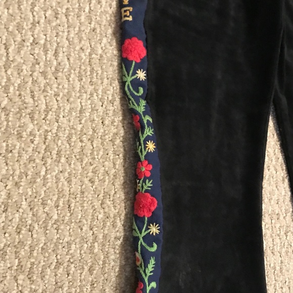Vintage 60’s Hippy Woodstock Embroidered Pants - Picture 6 of 6